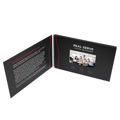 4.3" IPS A5 Standard Soft Cover Business Video Brochure Card